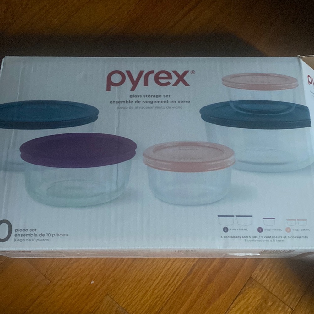 10 pieces New in box Pyrex